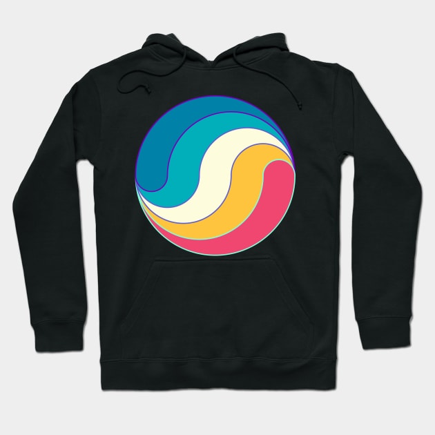 Colorful circle Hoodie by FAT1H